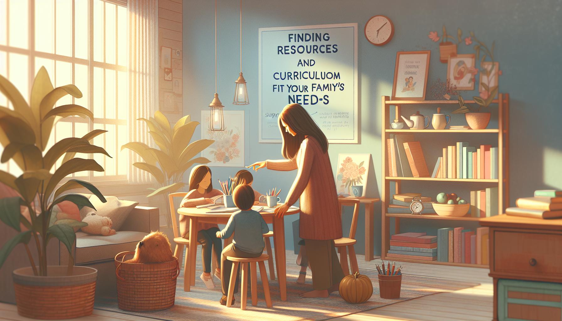 Finding Resources and Curriculum That Fit Your Family's Needs