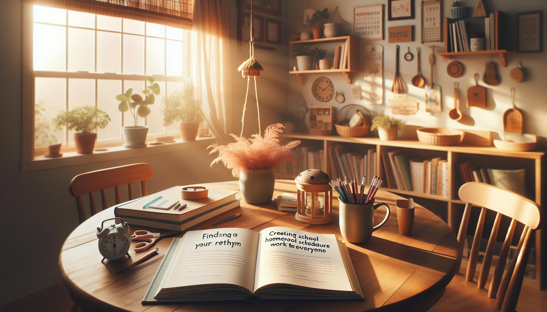 How to Homeschool Multiple Children While Maintaining Your Sanity 3 Finding Your Rhythm: Creating a Homeschool Schedule That Works for Everyone